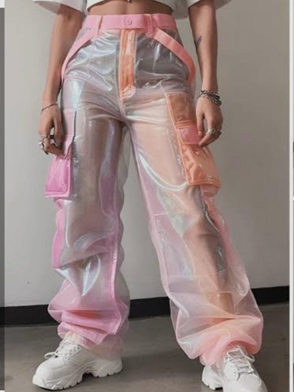 Live the Moment – ​​Gauze Pants. Brand: Incerun.
